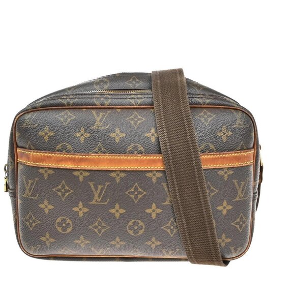 LOUIS VUITTON Reporter PM Crossbody Shoulder Bag Monogram Leather M45254 30EE715 - Picture 1 of 15